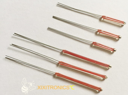 Termistore di vetro del ntc 3950 di serie del termistore MF60 di vetro NTC della sonda 1KΩ-2.3 MΩ