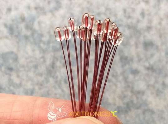 Chip Thermistors ricoperto di vetro radiale per la serie di AIRMATIC MF57 con le dimensioni capa 1.6mm &amp; 2.3mm
