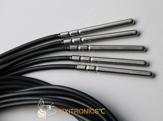 Serie del sensore PT-RTD di Rtd del platino di temperatura del cavo PT1000 del silicone