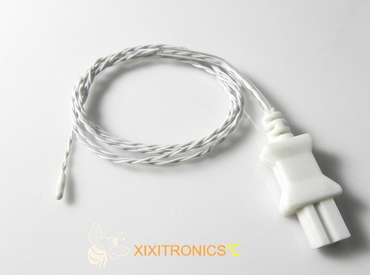 I cavi di twisted pair del cappuccio del vinile hanno modellato il sensore di temperatura medico per tutti gli usi eliminabile del connettore 2.252K 400 serie