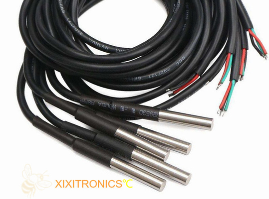 Sensore di temperatura digitale DS18B20 di uscita OD6.0mm per veicoli serie MFT-4401